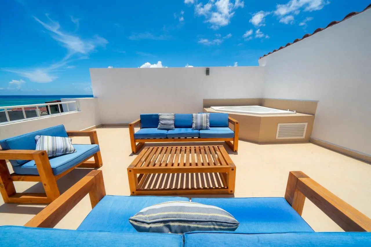 Дом отдыха Luxury Ph With 2 Bedroom Private Beach At Mareazul - Vista Playa Плая-дель-Кармен