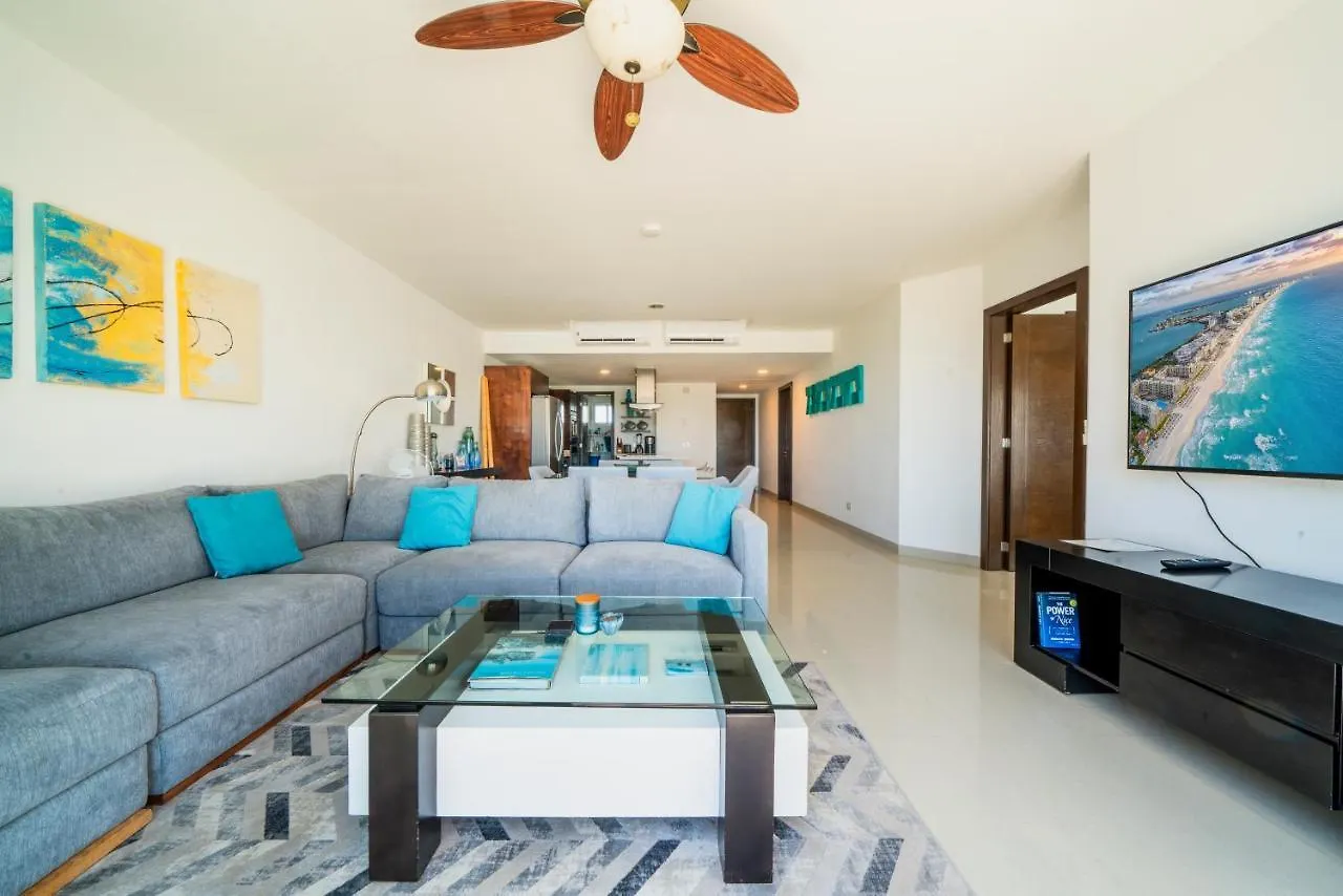Luxury Ph With 2 Bedroom Private Beach At Mareazul - Vista Playa 普拉亚卡门