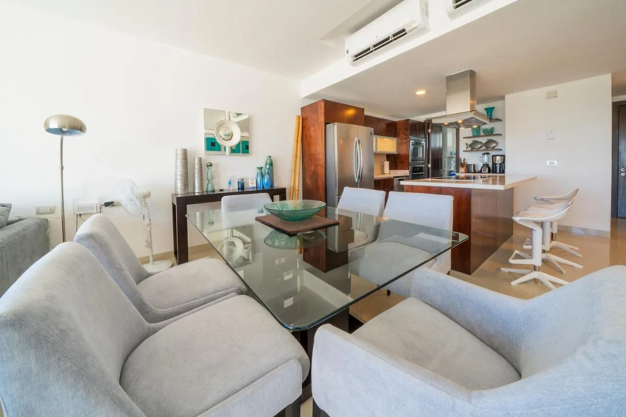 Luxury Ph With 2 Bedroom Private Beach At Mareazul - Vista Playa 普拉亚卡门 0*,